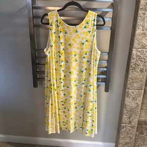Lemon dresss for summer fully lined